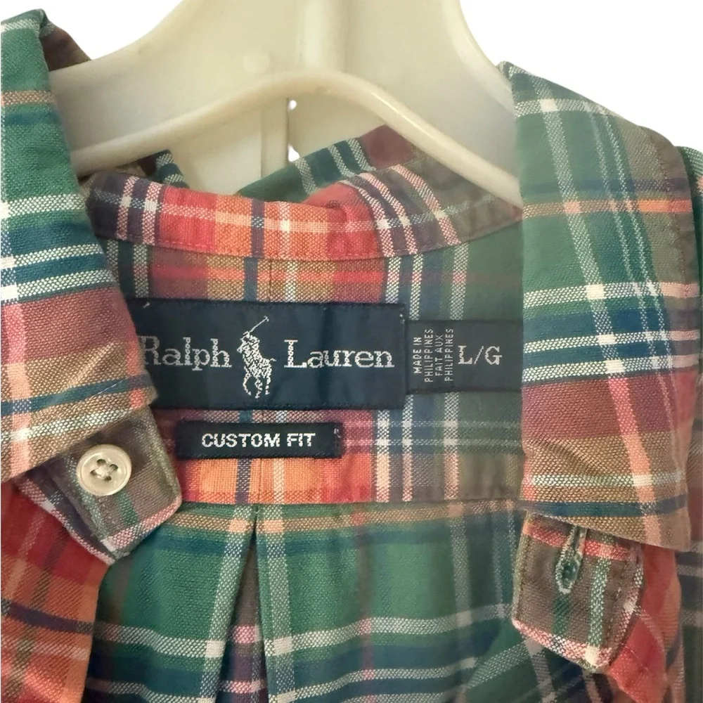 Ralph Lauren Multicolor in Plaid Button-Down Shirt - Picture 3 of 3